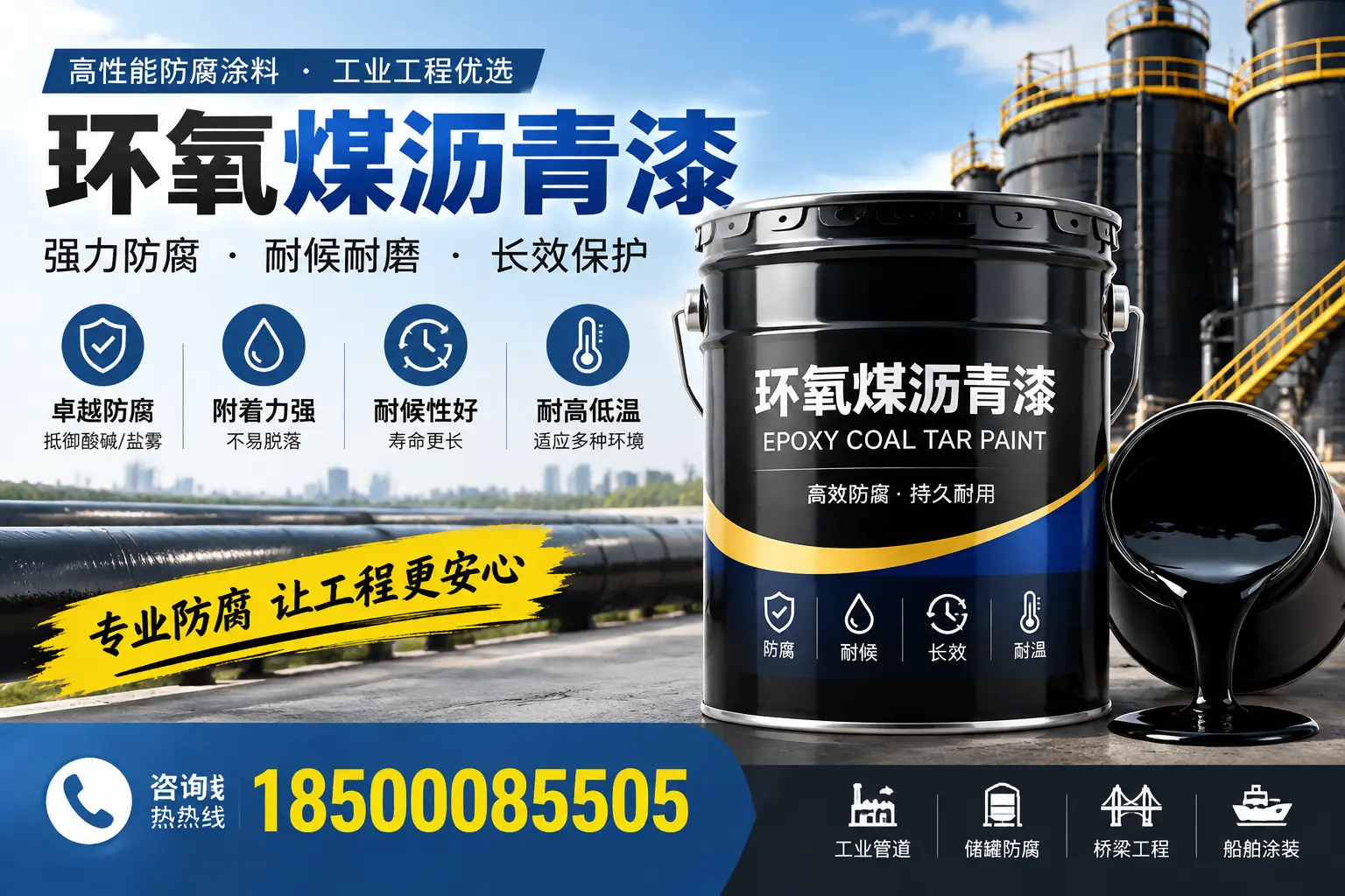 环氧煤沥青漆的施工方法与注意事项,确保在宜宾顺利完成