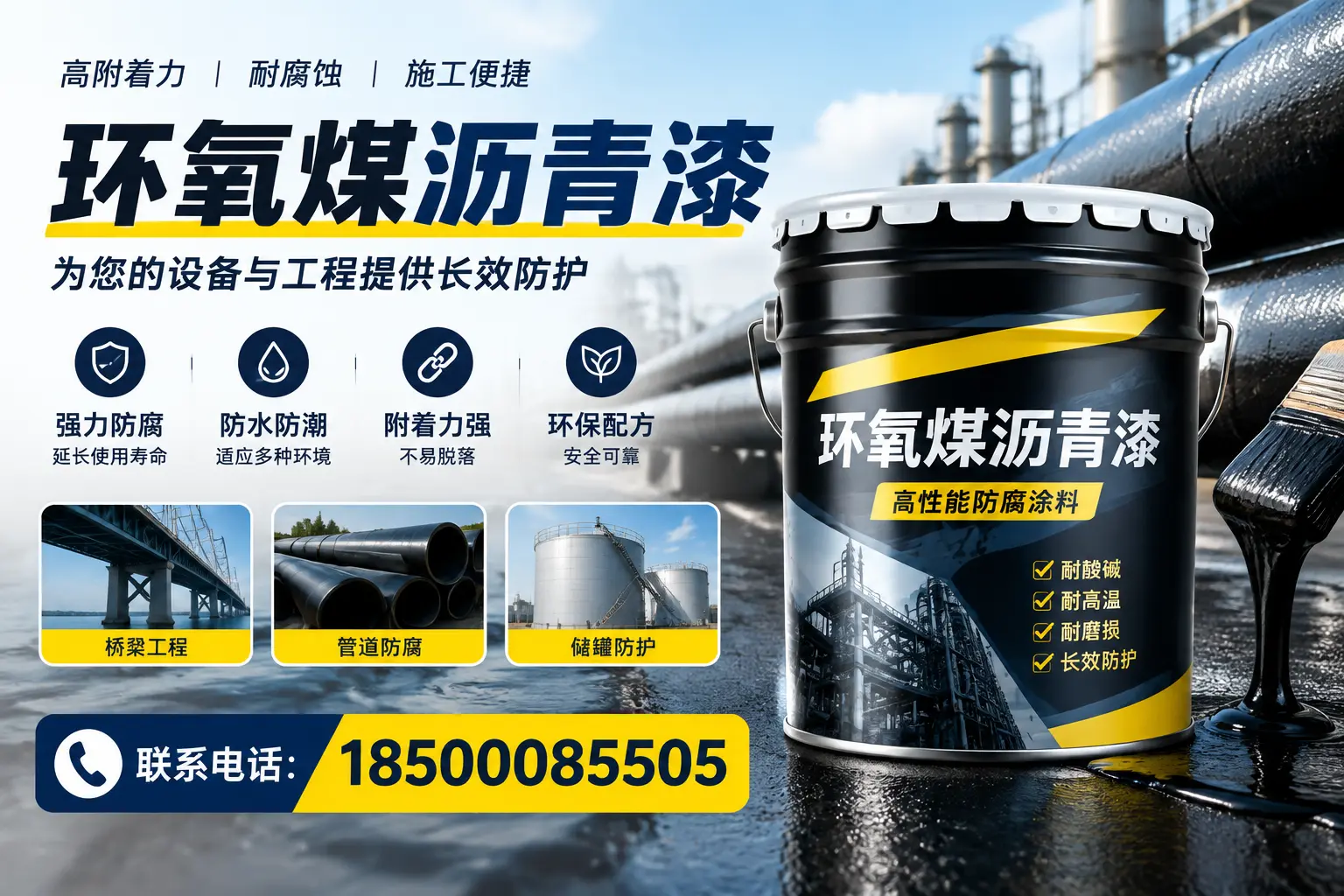 环氧煤沥青漆与其他涂料的对比分析,助力宜宾企业决策